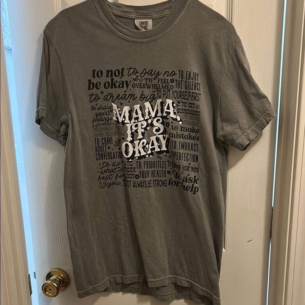 Comfort Colors Gray Graphic Tee